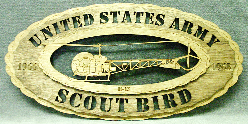 Army Scout Bird Wall Tribute